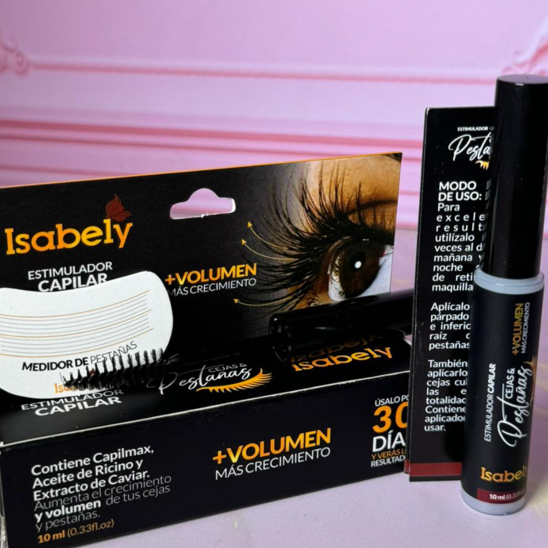 ESTIMULADOR CAPILAR CRECIMIENTO DE PESTAÑAS Y CEJAS ISABELY 10 ML