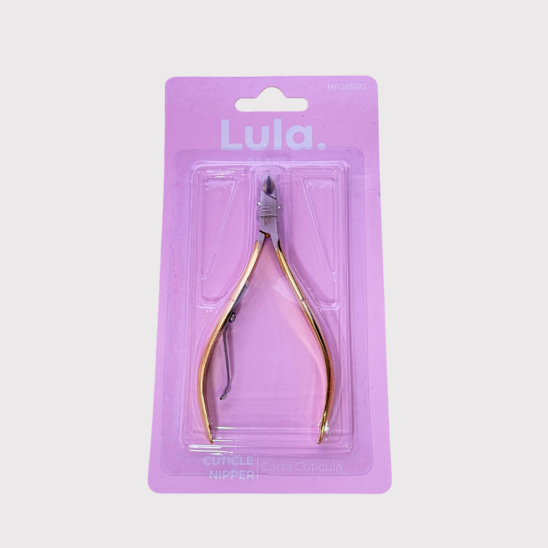 ALICATE MANGO METALICO DORADO LULA