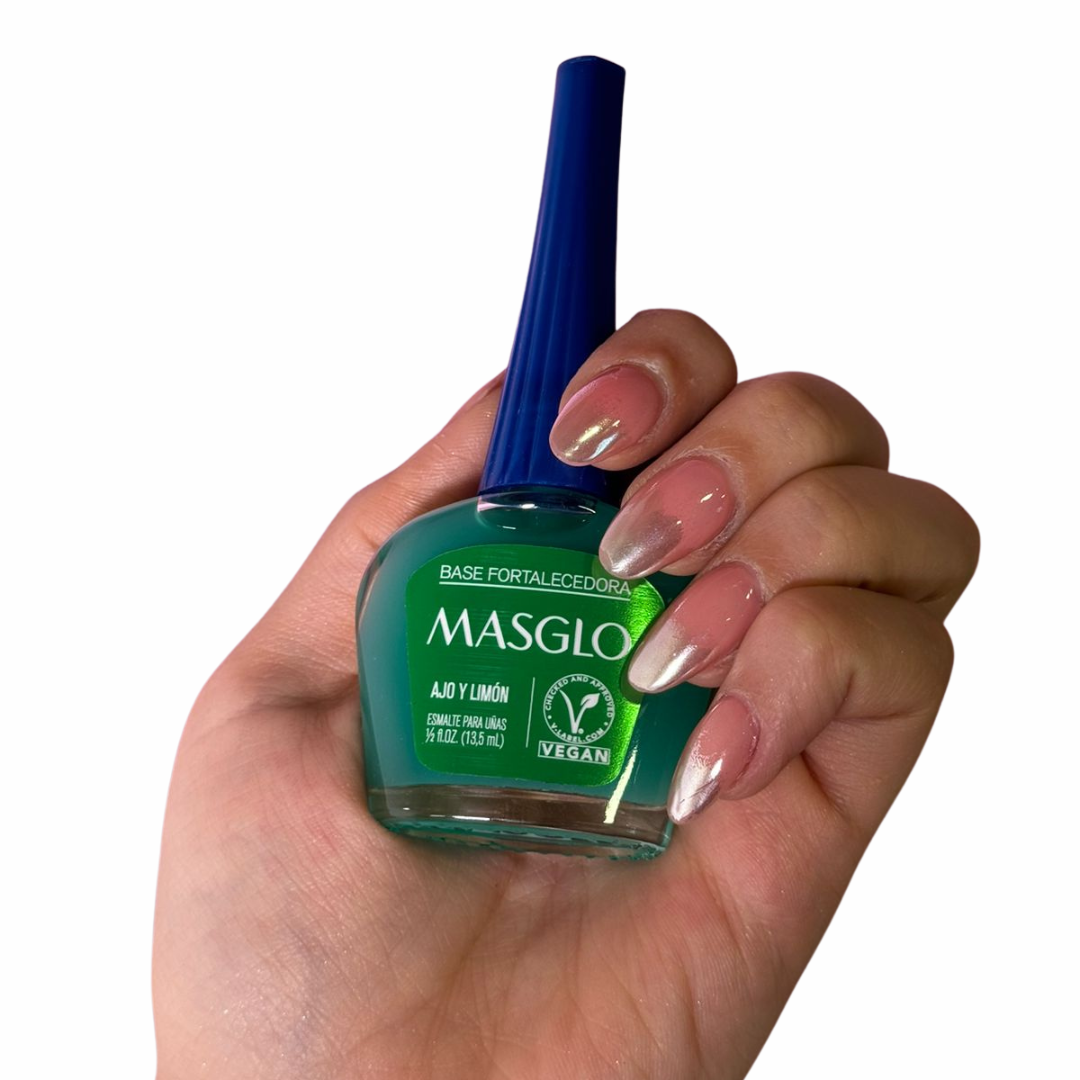BASE FORTALECEDORA AJO Y LIMON MASGLO 13,5 ML