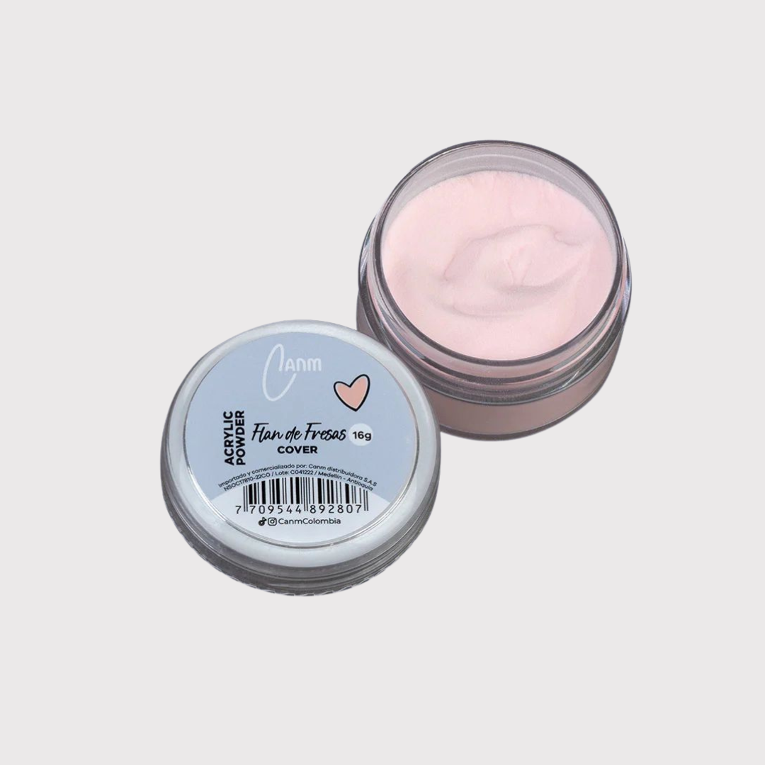 ACRYLIC POWDER FLAN DE FRESAS/ROSAS CANM