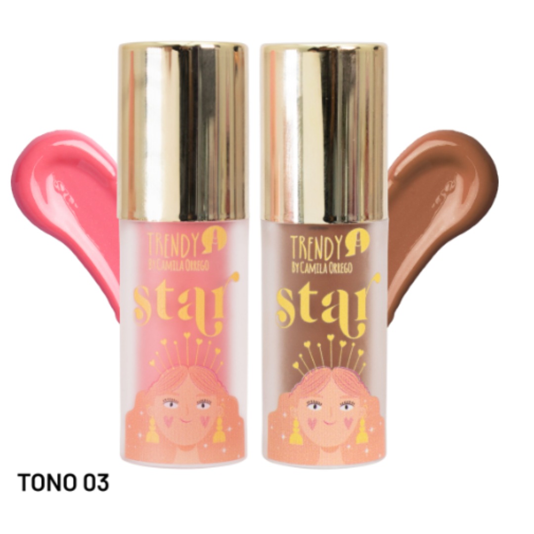 CONTORNO Y RUBOR EN CREMA STAR SCR1892 #3 TRENDY